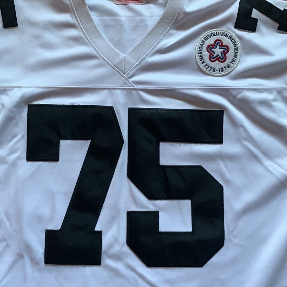 Mitchell & Ness Joe Greene Pittsburgh Steelers 1975 Throwback Jersey White 54 - Picture 2 of 6
